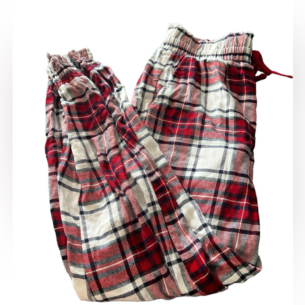 Garage Red and White Plaid Pajama Pants